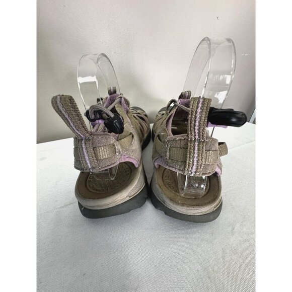 KEEN 9 Womens Whisper Gray Purple Waterproof Sport Sandals Hiking Trail Gorpcore - Picture 5 of 16